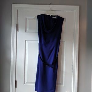 Blue Calvin Klein dress